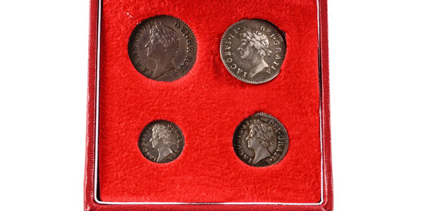 Great Britain. Stuart (Restored), James II AR Maundy Money Set.