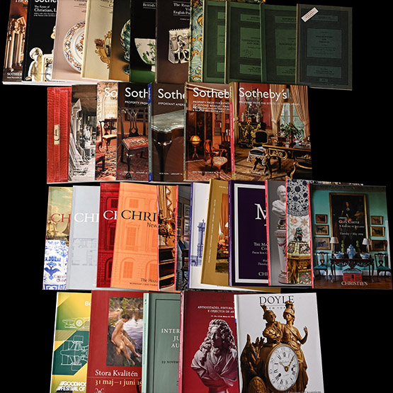Christies, Sothebys and Other English, European and American Antique Art Auction Catalogues - 36 Titles