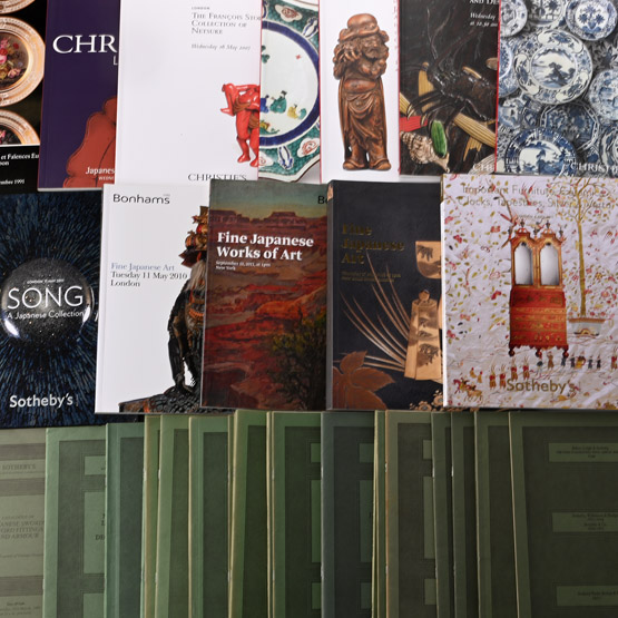 Sothebys, Christies and Bonhams Japanese Art Auction Catalogue Group - 36 Titles