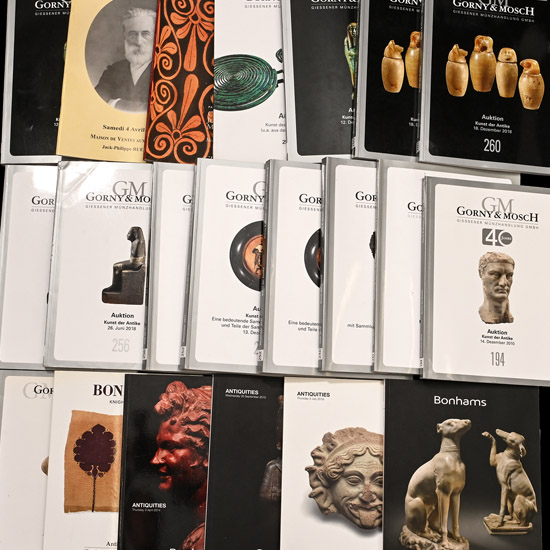 Gorny & Mosch, Bonhams and Other Antiquities and Ancient Art Auction Catalogue Group - 21 Titles