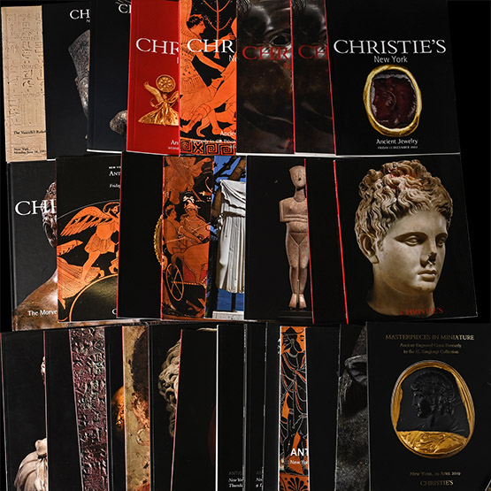 Christies New York Antiquities, Ancient Art and Ancient Jewelry Auction Catalogue Group - 30 Titles