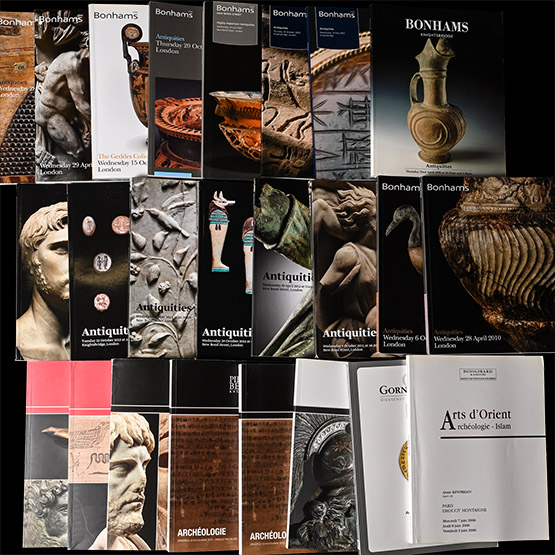 Bonhams and Pierre Berge & Associes and Other Antiquities and Ancient Art Auction Catalogue Group - 24 Titles