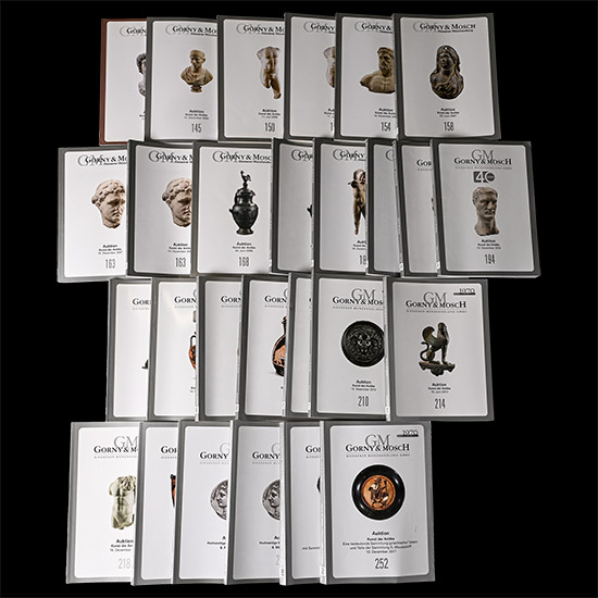 Gorny & Mosch Antiquities and Ancient Art Auction Catalogue Group - 27 Titles