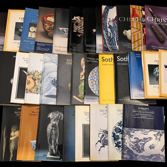Sothebys and Christies Chinese and Asian Art Auction Catalogue Group - 33 Titles