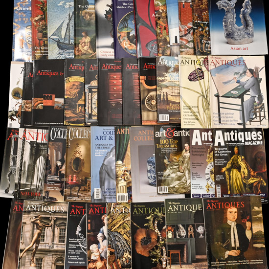 Apollo, Antiques & Fine Art, Antiques Magazine, and Other Antiques Magazine Group - 41 Titles