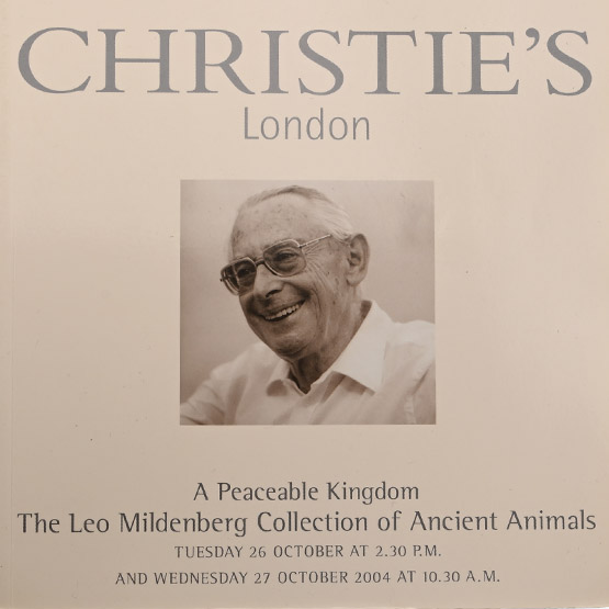 Christies Auction Catalogue: A Peaceable Kingdom - The Leo Mildenberg Collection of Ancient Animals