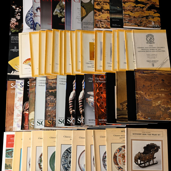 Christies, Sothebys and Other Japanese and Chinese Art Auction Catalogue Group - 54 Titles