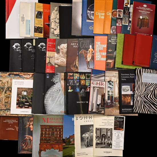 Antiques, Collectibles and Interiors Mixed Fair and Other Catalogue Group - 40 Titles