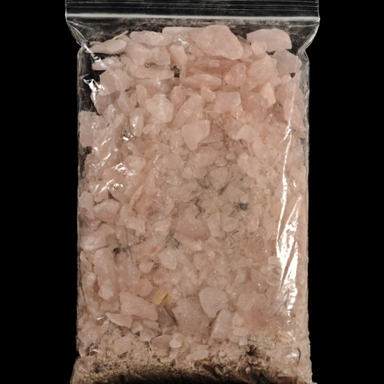 Rose Quartz Mineral Chip Group