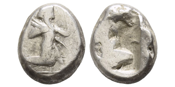Persia. Achaemenid Empire, Time of Artaxerxes I to Artaxerxes II AR Siglos.