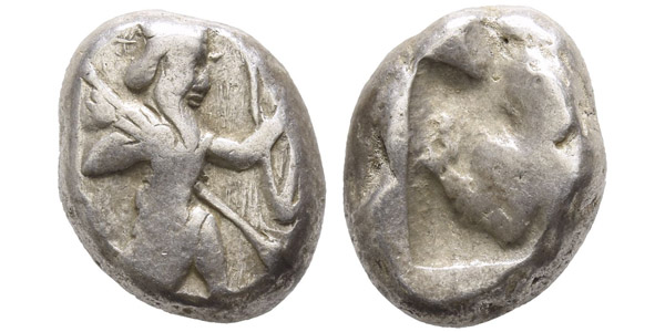 Persia. Achaemenid Empire, Time of Artaxerxes I to Artaxerxes II AR Siglos.