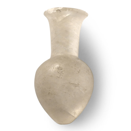 Egyptian Rock Crystal Piriform Vessel