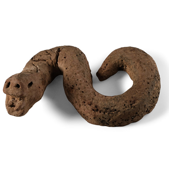 Egyptian Style Terracotta Snake