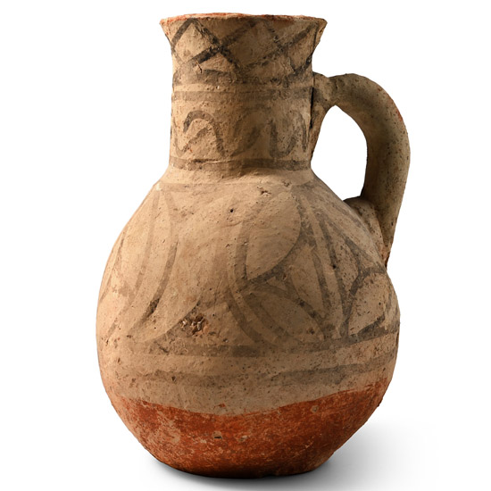 Western Asiatic Painted Terracotta Jug