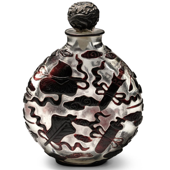 Very Large Chinese Glass Bottle