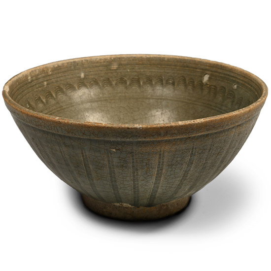 Sawankhalok Celadon-Glazed Bowl