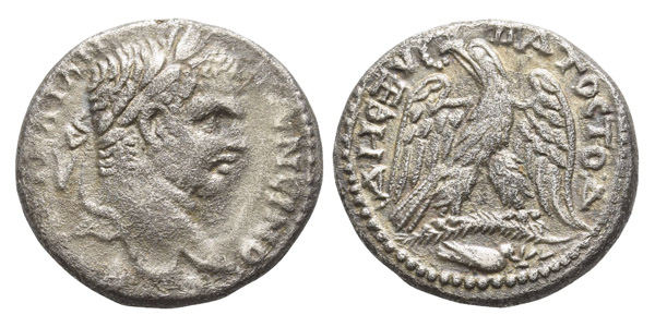 Caracalla BI Tetradrachm of Ascalon, Judaea.
