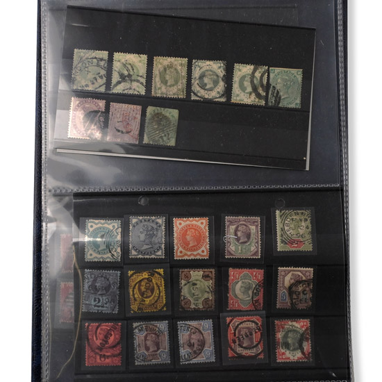 Queen Victoria Loose-Leaf Stamp Stock Book.