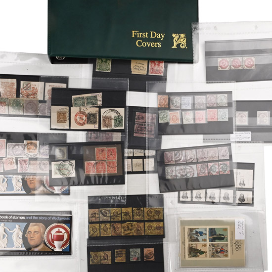 Miscellaneous Loose-Leaf Stamp Stock Book