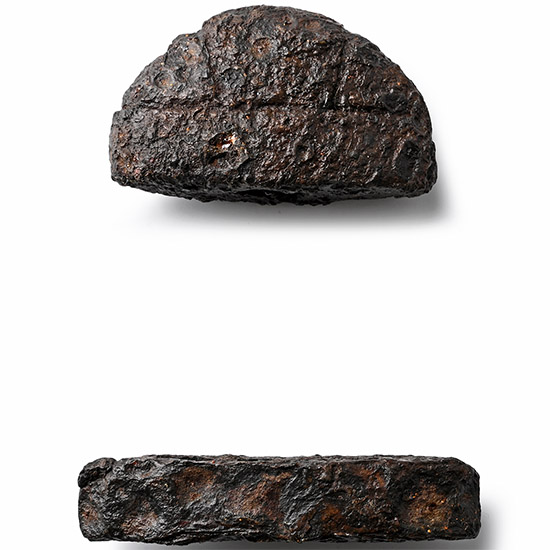 Viking Iron Sword Pommel and Lower Guard