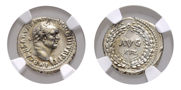 Vespasian AR Denarius.