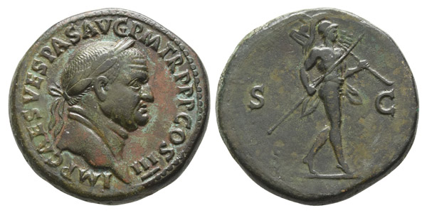 Vespasian AE Sestertius.