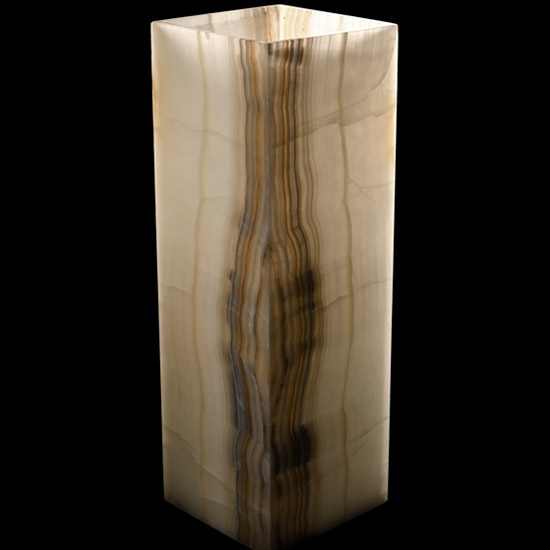 Large Ivory Onyx Lamp