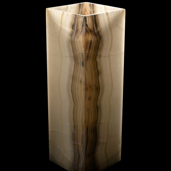 Large Ivory Onyx Lamp