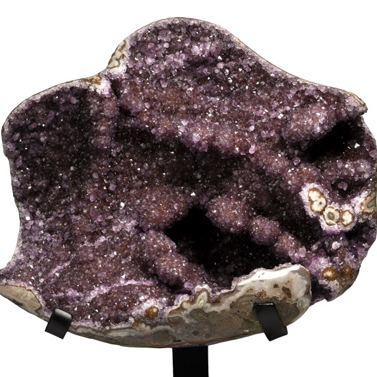 Amethyst Crystal Geode Display