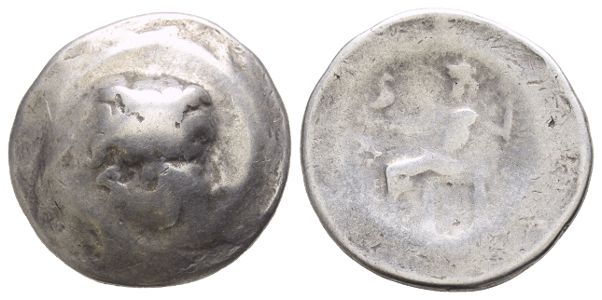 Celts in Lower Danube AR Tetradrachm.