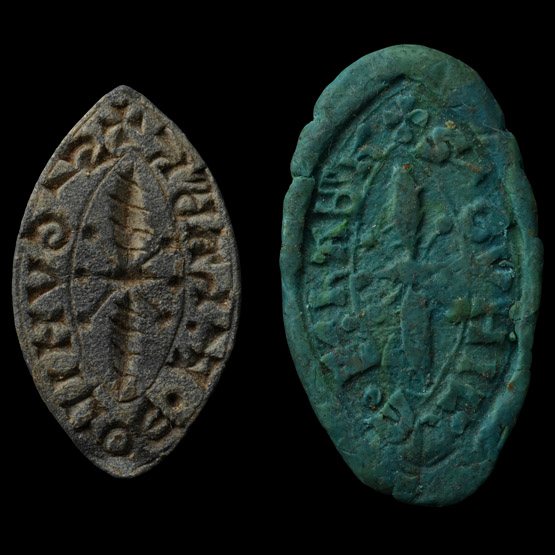 Medieval Lead Seal Matrix for Gunhild