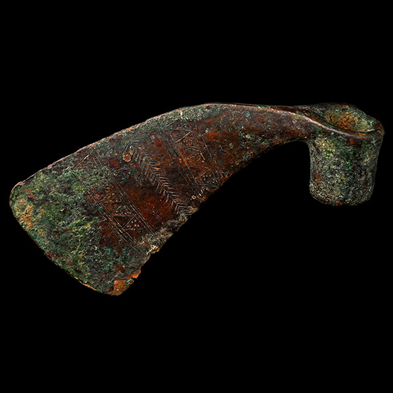 Bactrian Bronze Decorated Socketted Axehead