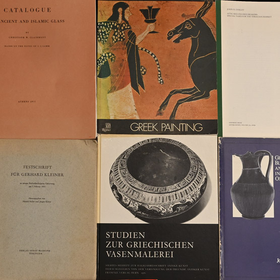 Books on Ancient Greek and Classical Pottery and Other Works of Art and Archaeology - 7 Titles