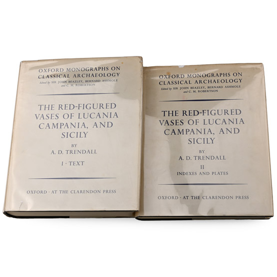 The Red-Figured Vases of Lucania Campania, and Sicily by A.D. Trendall - Volumes I & II