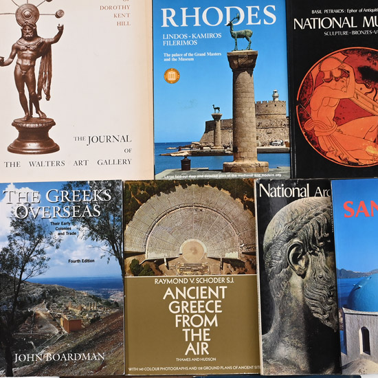 Books on Ancient Greek Antiquities, Ancient Art and Archaeology - 9 Titles