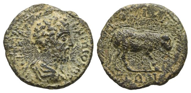 Commodus AE 22mm of Kyzikos, Mysia.