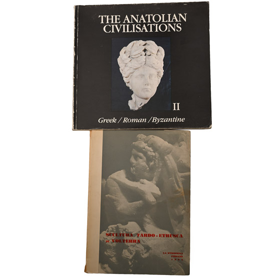 Books on Etruscan and Anatolian Antiquities, Ancient Art and Archaeology - 2 Titles