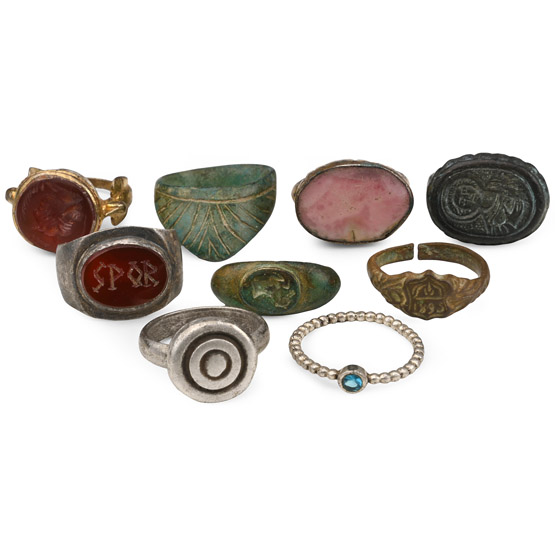 Roman and Other Style Ring Group