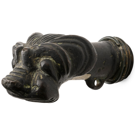 Western Asiatic Bronze Lion Terminal