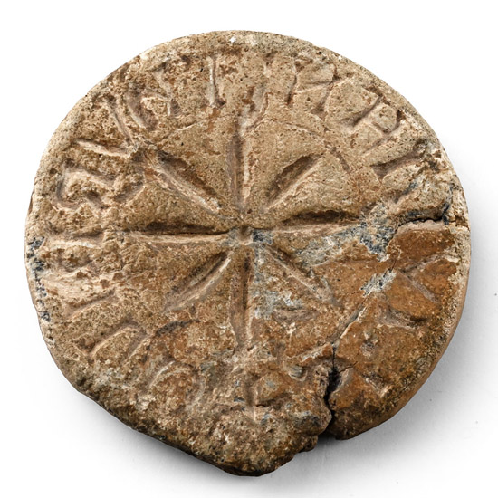 Medieval Thames Lead Bifacial Seal Matrix for William
