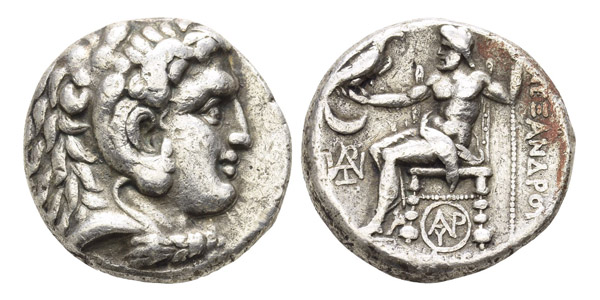 Seleukid Empire, Seleukos I Nikator AR Tetradrachm.