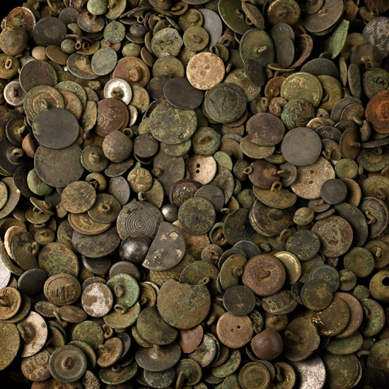 Post Medieval Bronze Button Group