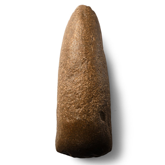 Stone Age Tenerian Pecked and Part Polished Celt Axe