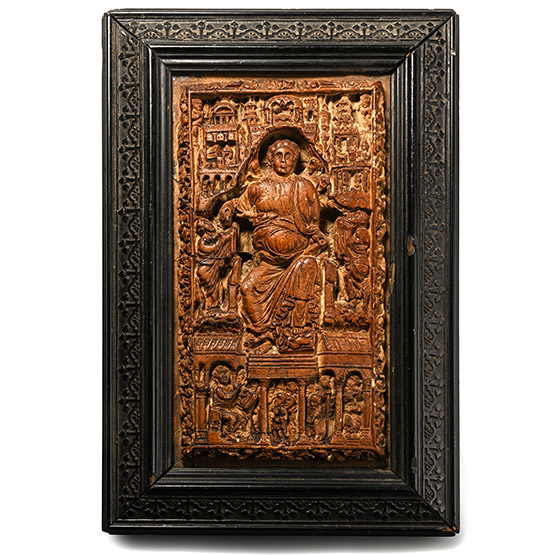 Carved Meerschaum Religious Panel