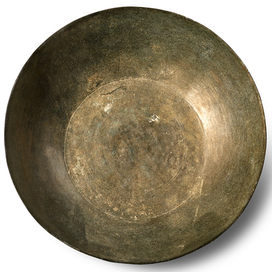 Sasanian Polished Bronze Bowl