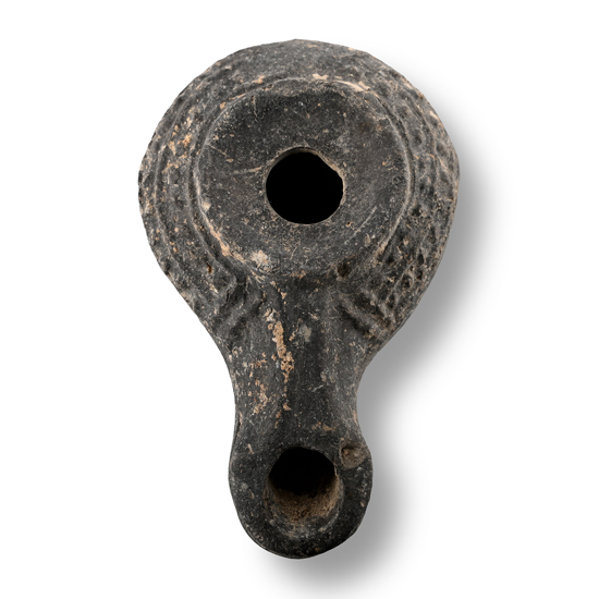 Greek Terracotta Oil Lamp