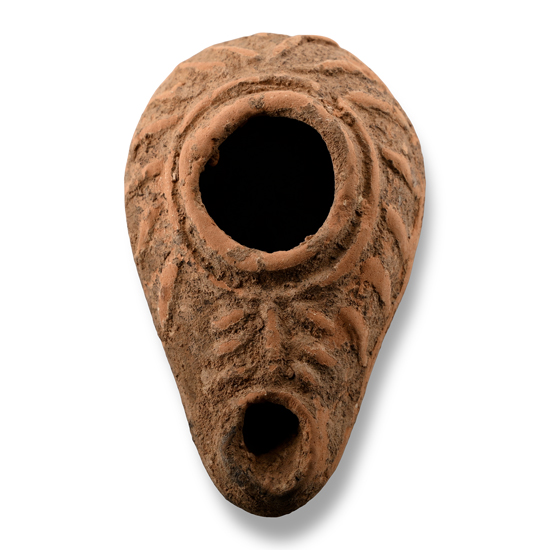 Byzantine Terracotta Slipper Oil Lamp