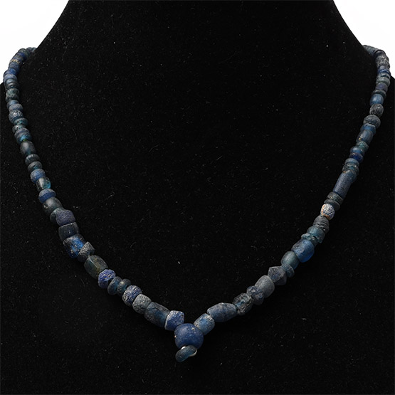 Roman Blue Glass Bead Necklace String
