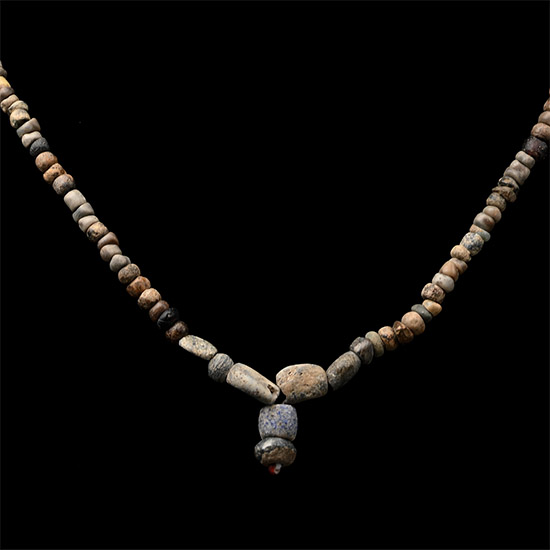 Western Asiatic Glass and Stone Bead Necklace String