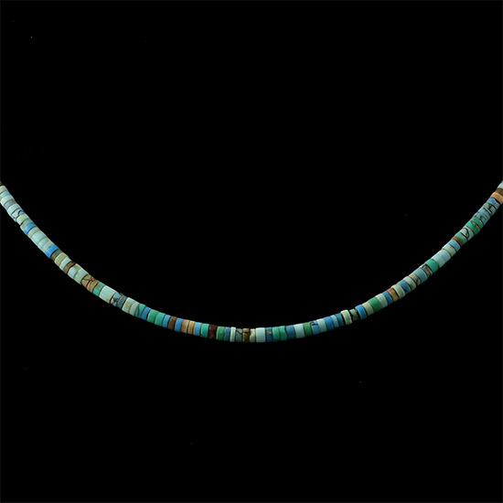 Achaemenid Blue Stone and Other Bead Necklace String